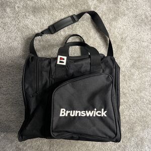 Brunswick Black Bowling Bag Strap Zipper VTG?